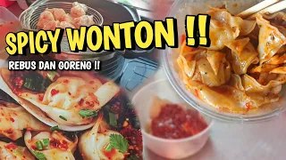 Download VIRAL !! SPICY CHICKEN WONTON 1 PORSI 15 RIBU MASIH JARANG YG JUALAN ! INDONESIA STREET FOOD #110 MP3