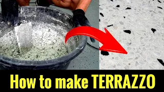 DIY Terrazzo - How to Make It Yourself Step by Step