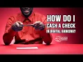 Cash a Check from Your Phone Remote Deposit Capture RDC - Tutorial
