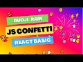 How to do Confetti effect in Javascript