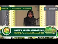 Download Lagu Malika Khaira Khalqillah , Terbaik 1 (1 Juz Tilawah)- MTQ XXIX 2021 Provinsi Kalimantan Barat
