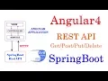 How to use Angular HttpClient to POST PUT DELETE data on SpringBoot Rest APIs - Angular 4