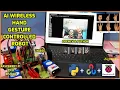 AI Wireless Hand Gesture Controlled Robot Using Raspberry Pi Pico with OpenCV Python