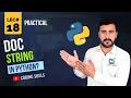 Docstrings in python in Hindi Python tutorial for absolute beginners in Hindi Lecture no