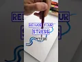 easy idea to reduce stress with art
