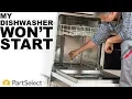 Why Won t My Dishwasher Start PartSelect com
