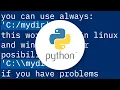 Windows path in Python