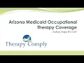 Arizona Medicaid Coverage of Occupational Therapy Services