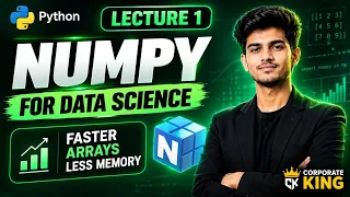 Lecture 1 NumPy Tutorial for Beginners in Hindi 2026 NumPy Arrays vs Python Lists