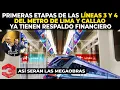 Download Lagu The first stages of Lines 3 and 4 of the Lima and Callao Metro already have financial support.