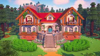 Minecraft | How to Build a Mansion - Tutorial