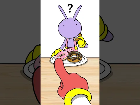 The GREATEST Reflexes In History!😤JAX vs POMNI Relatable Lunch Time Animation at School #relatable