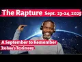 Download Lagu A September to Remember: JOSHUA'S TESTIMONY of THE RAPTURE - Uninterrupted \u0026 Up Close 🎺👂✋ {mirrored}