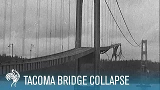 Tacoma Bridge Collapse The Wobbliest Bridge in the World 1940 British Pathe
