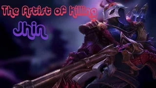 How to become an artist in killing with Jhin l Jhin gameplay l Funny moments