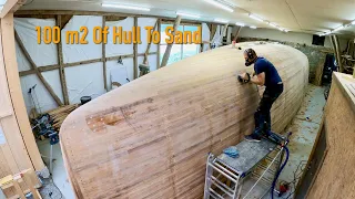 From Grit To Greatness! 100 m2 Of Hull To Sand – Ep. 365 RAN Sailing