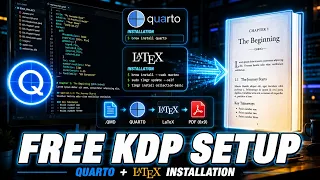 The Ultimate Free KDP Setup Install Quarto LaTeX VS Code E04