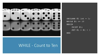 Stored Procedure Programming Concepts - While Loops Essential SQL