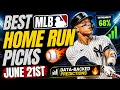 Best Home Run picks for Sunday June 21st