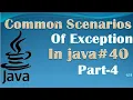 Common Scenarios Of Exception In Java NullPointerException NumberFormatException