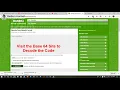 How to encode decode the any kind of word using base64decode org Hackers Journal