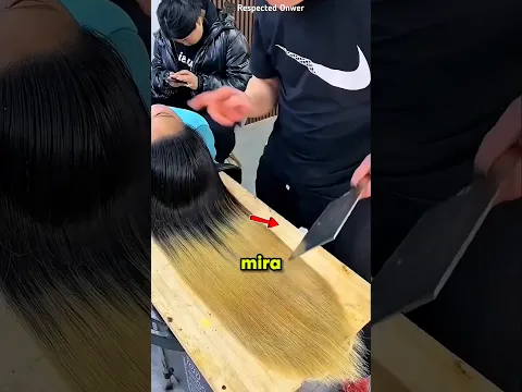 !Este Peluquero Corta el Pelo con un Cuchillo! 😱✂️ #shorts #viral #new