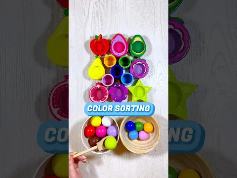 Color Sorting & Fruits for Toddlers | Educational Activities for Toddlers