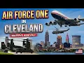 AIR FORCE ONE MARINE ONE LAND IN CLEVELAND INSANE UP-CLOSE LOOK Plane Spotting at Hopkins 4K