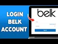 How To Login Belk Account 2024 Sign In Access Your Belk Account Online