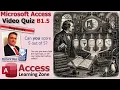 Can You Explain What a Primary Key Does in Microsoft Access Database Tables Quiz B1 5