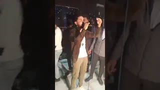 نجم حسن اوشه و الموسيقار كريم سليمان دندنها