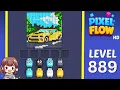 Pixel Flow Level 889 Solution Walkthrough