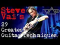 Download Lagu STEVE VAI's 29 Greatest Guitar Techniques!