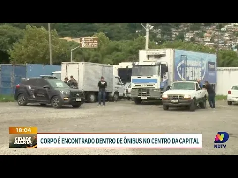 Corpo é encontrado dentro de ônibus no centro de Florianópolis