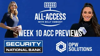 All-Access AM Week 10 ACC Football game predictions Dana Boyle Taylor Tannebaum join the show