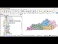 Ky State GIS Data in QGIS Project Overview
