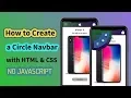How to Create a Circle Navigation Bar with HTML5 and CSS3 No Javascript