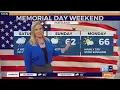 Weather forecast A rainy Memorial Day weekend is upon us