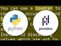 Efficiently counting items in large python lists