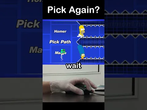 Geometry Dash PRO vs HOMER or MARGE Path?