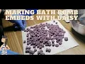 Bath Bomb Embeds Tutorial with Recipe Two Ways Rock Hard Bath Bomb Embeds
