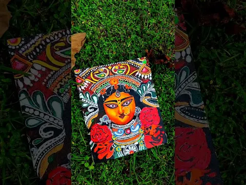 maa Durga drawing#canvas# #trending #art #maa #maadurga