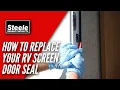 How To Replace Your RV Screen Door Weatherstripping