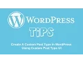 Create A Custom Post Type In WordPress Using Custom Post Type UI