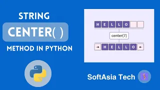 MM Mastering String Center Method in Python