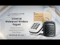 How Can You Program Universal Wireless Keypad for Garage Door or Gate Openers 280 868MHz