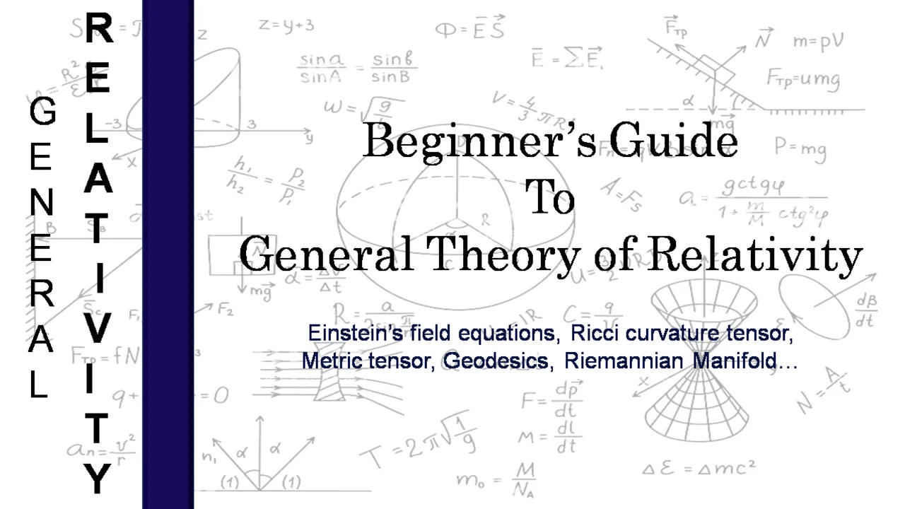 General relativity | General relativity lecture | Einstein field equations | Ricci curvature tensor