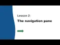 The Navigation Pane Module 2 Lesson 2