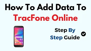 How To Add Data To TracFone Online