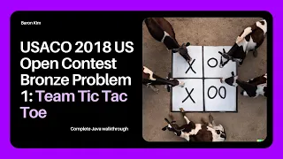 USACO Team Tic Tac Toe Walkthrough Java